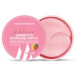 MOUNTAINOR Glutathione Under Eye Hydrogel Patches | for Dark Circles & Brightnes Fine Lines & Wrinkles Reduction | Cooling Under Eye Patch Mask 60 Patches
