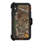 OtterBox 77-57220 DEFENDER SERIES Case for iPhone X (ONLY) - (BLAZE ORANGE/BLACK W/REALTREE XTRA CAMO)