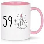 1962 60th Birthday Gift for Women 60 Birthday Coffee Mugs for Women 60 Year Old Birthday Gift 1962 60th Gifts Coffee Mugs 11oz Red