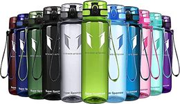 Super Sparrow Sports Water Bottle - 500ml - Non-Toxic BPA Free & Eco-Friendly Tritan Co-Polyester Plastic - For Running, Gym, Yoga, Outdoors and Camping