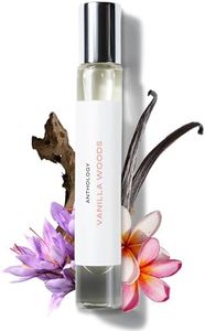 Anthology Vanilla Woods Perfume Oil Roll-On 9ml | Woody & Vanilla Notes | Long-Lasting Fragrance Rollerball