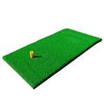 RELILAC 12“x24“ Golf Hitting Mat with Rubber Tee Holder