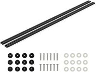 Yakima HD Track 54 Inch Car Roof Top Custom Rack Mounting Applications with CapNuts for Skyline, Overhaul HD, and Outpost HD Systems, Black