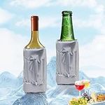 Rapid Ice Wine Cooler, Gel Wine Bottle Chill Cooler Ice Pack - Freezer Sleeve- Vodka- Tequila Chiller- Cooler- Carrier