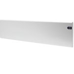 Adax Neo Low Profile Electric Panel Heater/Convector Radiator With Timer, Thermostat, Modern, Slimline, Wall Mounted (White, 1200W)