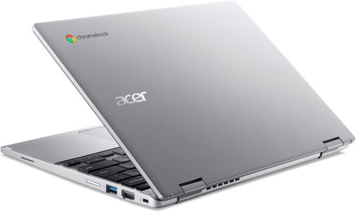 Acer Chromebook Spin 312 12.2" Convertible Laptop – Intel N100, 4GB, 128GB eMMC, Touchscreen, Silver