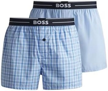 BOSS Mens Boxer EW 2P, Open Blue 471, M