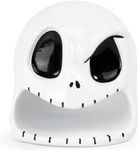 Disney Nightmare Before Christmas Sponge Holder - Black & White Resin Jack Skellington Soap Dish – Bathroom Décor