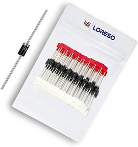 LORESO 1N5404 Diode, Pack of 50 – Rectifier Silicone Diodes Axial 5404 1N5404 400V 3.0A DO-201AD 3.0 Amp 400 Volt