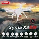 sea jump Syma X8SW FPV 720P HD Camera Drone 2.4G 4CH 6-Axis RC Quadcopter Live Video White EU Plug