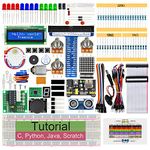 Freenove Ultrasonic Starter Kit for Raspberry Pi 5 4 B 3 B+ 400, 484-Page Detailed Tutorial, Python C Java Scratch Code, 171 Items, 88 Projects