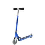 JD Bug Junior Street Folding Kids Scooter, for Boys and Girls Aged 4+, Adjustable Handlebar Height (Reflex Blue)
