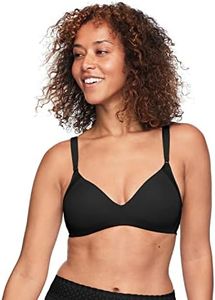 Warner's Women's Cloud 9 Wire Free Lift Bra, Rich Black, 36C
