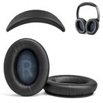 AHG SoundLink AE2 Ear Pads and SoundLink AE2 Headband pad Cushion Compatible with Bose SoundLink Around-Ear 2 / Bose Soundlink AE2 Headphones (Black). Premium PU Leather | Extra Thick FlexiSoft Foam