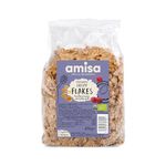 Amisa Organic Spelt Crispy Flakes, 250g - Lightly Toasted & Honey Drizzled - Perfect for Breakfast