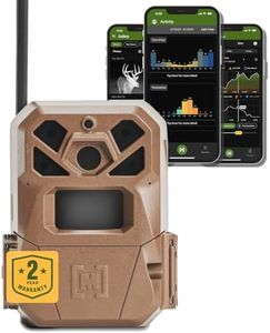 Moultrie Edge 2 Cellular Trail Camera - Auto Connect Nationwide 4G LTE - On Demand 36MP Photo - 1080P Video with HD Audio - 100 Ft Detection Range - Low Glow Flash