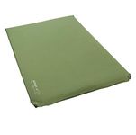 Vango Odyssey Double Self Inflating Sleep Mat [Amazon Exclusive], 10cm Deep for Camping, Extra Mattress, Epsom Green