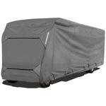Deluxe Outdoor RV Motorhome Cover 160GSM Heavy Duty Full Body Winter Protection Waterproof Roof, Breathable Sides & Zipped Access Class C RVs Small–XXL (L)
