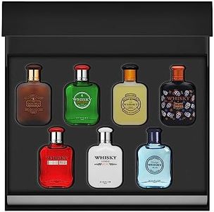 WHISKY Collection de Parfum • Coffret 7 Miniatures • Eau de Toilette • Parfums Homme • Pour lui • Cologne • EVAFLORPARIS