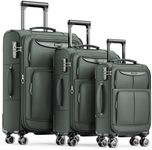 SHOWKOO Luggage Sets 3 Piece Softsi