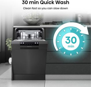 Hisense 16-Place Dishwasher – White, Large Capacity