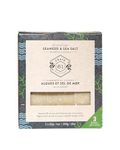 CRATE 61 ORGANICS Vegan Natural Bar Soap, Handmade Soap With Premium Essential Oils, Cold Pressed Face And Body For Men Women 3 Pack, (4 oz, Bars) (Seaweed & Sea Salt)