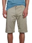 Volcom Men's Vmonty Stretch Chino Short, Khaki, 32