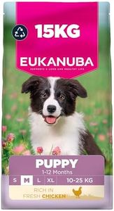Eukanuba Fresh Chicken - Complete Dry Puppy Food - For Medium Breed Dogs 15KG
