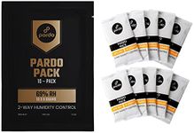 Pardo Humidity Packs 10 Pcs x 8 Grams - Humidor Packets 69% RH 2-Way for Humidity Control, Moisture Packs to Keep Cigars Fresh for Long; 2 Way Humidity Control Packs in Resealable Bag