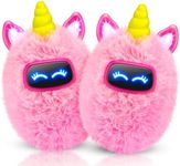 Hapikids 2 PCS Walkie Talkie Kids, Unicorn Gifts for Girls Toys Age 3 4 5 6 7 Year Olds Girls Gifts Unicorn Toys for 3 4 5 6 7 Year Olds Girls Birthday Presents Kids Outdoor Games