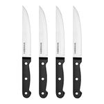Farberware 5159055 4 Piece Steak Knife Set, Black