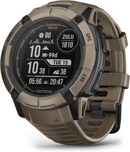 Garmin Instinct 2X Solar GPS Smartwatch 50mm – Tactical Edition, Tan