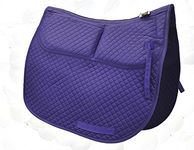 ECP Cotton Correction Dressage Pad - Memory Foam Pockets (Violet)