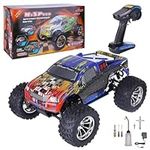 BINGXMF 1/10 Nitro RC Truck 80KM/H Fast Nitro Gas Power Car 4WD Two Speed Off Road Climbing Truck Buggy for Adult 18CXP Gas-Engine Remote Control Truck RTR Hobby Racing Vehicle, Short Course Crawler