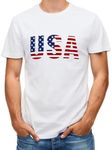 Lzzidou Men's 4th of July Shirts Am