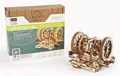 UGEARS STEM Differential Model Kit - Creative Wooden Model Kits for Adults, Teens and Children - DIY Mechanical Science Kit for Self Assembly - Unique Educational and Engineering 3D Puzzles with App