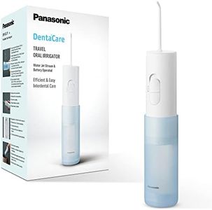 Panasonic EW-DJ11-A503 Easy to Use Oral Irrigator with 2 Water Pressure Settings, Compact and Portable