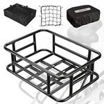 RAYMACE Rear Rack Bike Basket with 