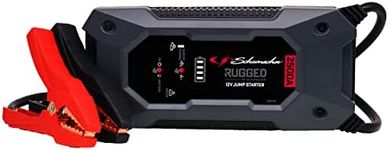 Schumacher Rugged - 2500A 12V Battery Booster - Cars up to 10.0L Gasoline / 7.0L Diesel - SBX 464 - Super Powerful Flashlight - USB Port 2.4A Output / 2.0A Input - IP64 Protection