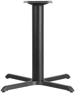 Flash Furniture 33'' x 33'' Restaurant Table X-Base with 4'' Dia. Table Height Column