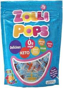 Zollipops Clean Teeth Lollipops | Anti-Cavity, Sugar Free Candy with Xylitol for a Healthy Smile - Great for Kids, Diabetics and Keto Diet (10.4 oz Bag)