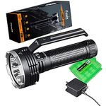 EdisonBright Fenix LR80R 18000 Lumen Super Bright Rechargeable Search Flashlight/Power Bank Charging Cable Carrying case