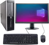 Complete set of 21.5in Monitor and HP 8300 SFF Quad Core i5-3470 8GB 256GB SSD WiFi Windows 11 64-Bit Desktop PC Computer (Renewed)