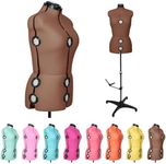 BHD BEAUTY 13 Dials Female Fabric Adjustable Mannequin Dress Form for Sewing, Mannequin Body Torso with Tri-Pod Stand,Up to 70" Shoulder Height.