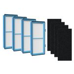 Holmes AER1 HEPA Total Air Filter Replacement For Purifier HAP242-NUC, 4 Filters