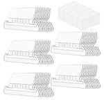 File Folder Tabs & Inserts, 50 Sets Hanging Folder Labels for Marking Organizing Folders (Clear, 2 Inch)