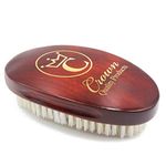 Crown Quality Products - Cherrywood Medium/Firm Contour Wave Brush - ââ‚¬Å“THE ORIGINALââ‚¬Â Curved Wave Brush - 360 Waves in Days