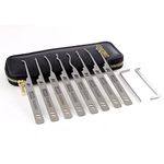 Dangerfield SERENITY Lock Picking Kit for Beginners & Professionals with Durable Stainless Steel Lock Picks, Leather Wallet, eBook - Complete Lock Pick Set for Learning & Mastery, a cool thing to own!