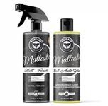 Foxcare Mattastic Matt KIT for Satin Finish and Matte Finish Paint, Matte Detailer and Matte Auto shampoo for matte paint, vinyl wraps Safe for cars, Bike, Scooty & more - pack of 2 1000ml