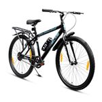 XCi Stormrider | 26-Inch Tires | Single Speed | Rigid Suspension | V-Brakes | Youth 12+ Years | 17-Inch Ultra Light Steel Frame | Black Cyan